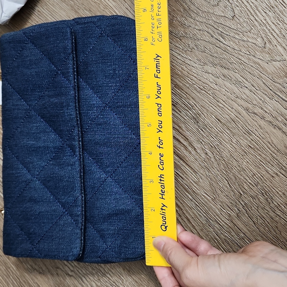 Quilted Denim Bag - NWT - Picture 7 of 10